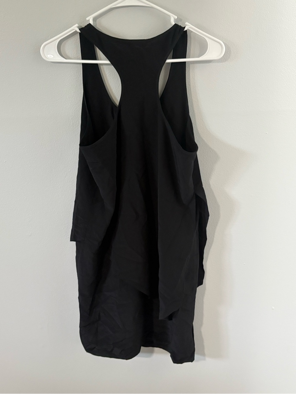 Barney’s New York • 100% Silk Black Asymmetrical Dress - Picture 3 of 4